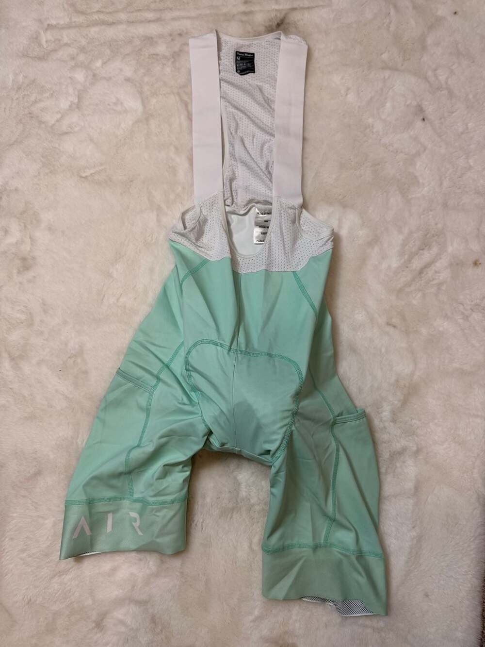 Pedal Mafia Men's Core Bib Sea Foam Green Cycling Bib Shorts